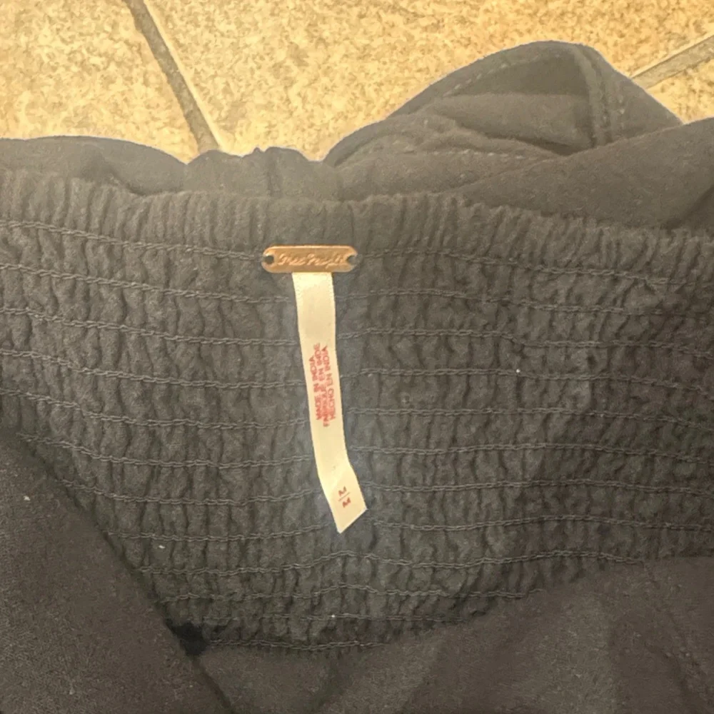 Free People Black Ruffle Midi Dress - Picture 2 of 6